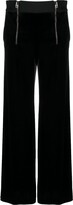 High-Waisted Wide-Leg Trousers 