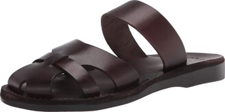 mens closed toe slide sandals