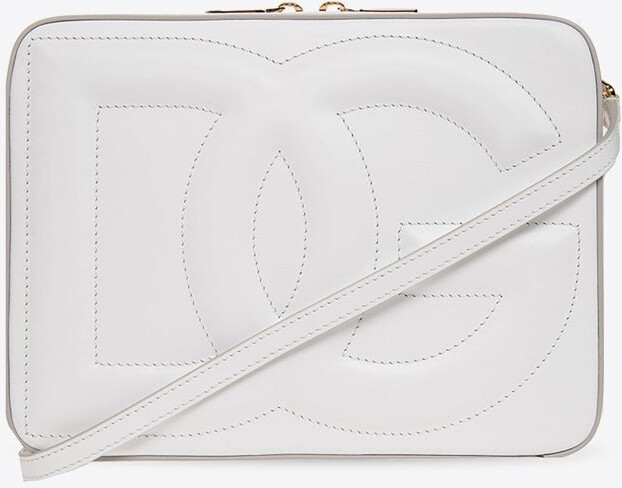Dolce & Gabbana Medium 3D-Effect Logo Camera Bag
