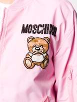 Thumbnail for your product : Moschino Sequin Teddy Bomber Jacket