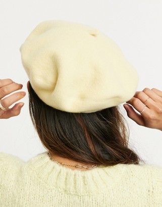 And other stories & wool beret in yellow - ShopStyle Hats