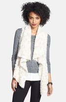 Thumbnail for your product : Kensie Space Dye Fuzzy Vest (Online Only)