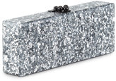 Thumbnail for your product : Flavia Edie Parker Confetti Acrylic Clutch Bag, Silver