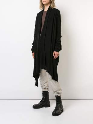 Rick Owens open front trapeze cardigan