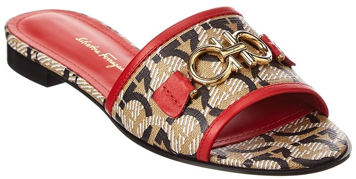 Salvatore Ferragamo Red Women's Sandals | Shop the world's largest 