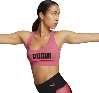 PUMA Training X Stef Fit Light Support Strappy Sports Bra in Black