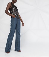 Thumbnail for your product : Paco Rabanne Floral Lace Sleeveless Top