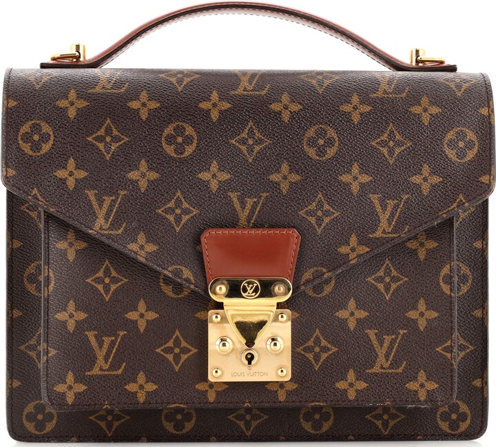 Louis Vuitton Cognac Epi Leather Monceau 28 *est retail $1,995*