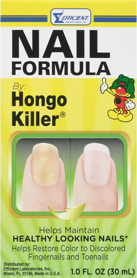 Hongo Killer Clear Color Restoration Antifungal Liquid Formula for Healthy Looking Nails, 1 fl oz