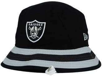 New Era Oakland Raiders Team Stripe Bucket Hat