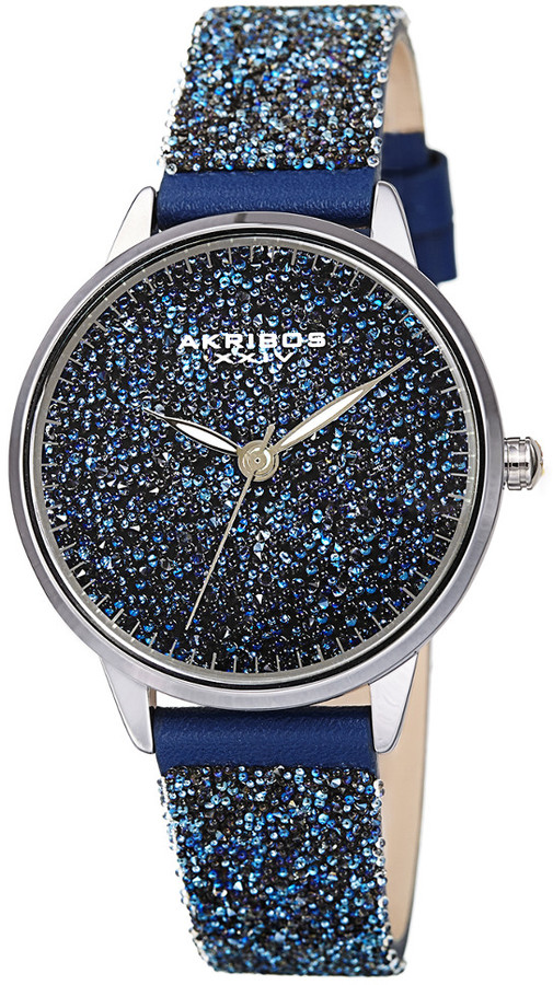 Akribos XXIV Women's Swarovski Crystal 