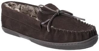 Hush Puppies Ace Slipper Borg Lined Slippers