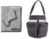 Thumbnail for your product : Pottery Barn Teen Deluxe Diamond Dot Student Shower Set, Vintage Ebony
