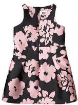 Thumbnail for your product : Milly Minis Sleeveless Floral Twill Racerback Dress, Pink, Size 8-16