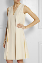 Thumbnail for your product : Cédric Charlier Pleated stretch-crepe dress