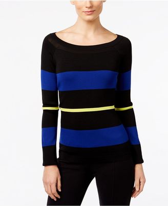 INC International Concepts Petite Colorblocked Sweater, Only at Macy's