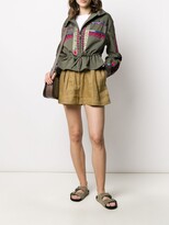 Thumbnail for your product : Valentino Embroidered Zip-Up Jacket