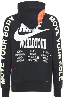 Nike World Tour Printed Sweatshirt Hoodie - ShopStyle