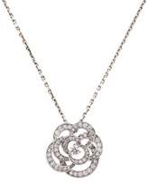 Thumbnail for your product : Chanel 18K Diamond Camélia Pendant Necklace