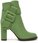 Thumbnail for your product : Valentino Garavani Buckled Leather Ankle Boots