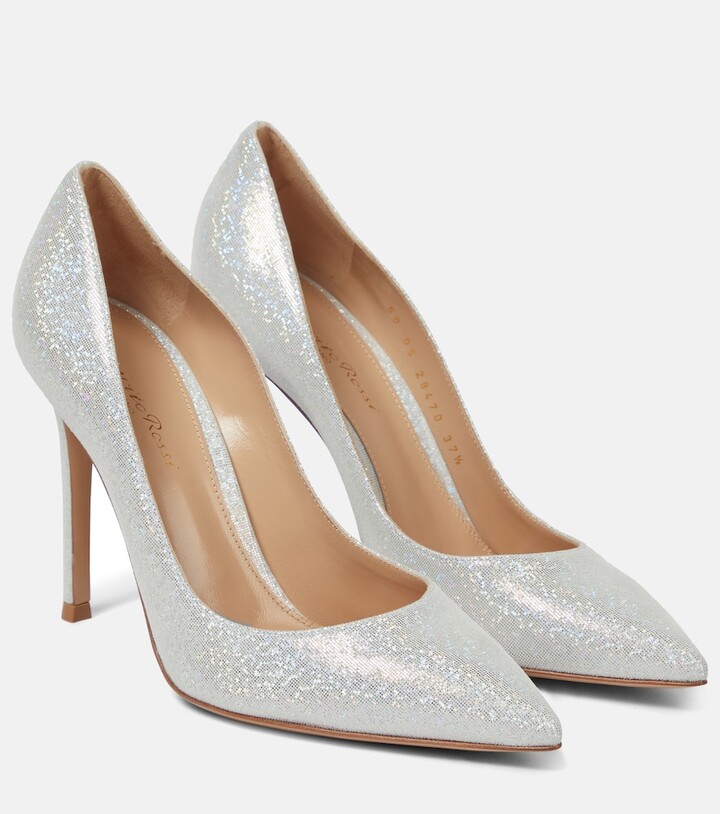 gianvito rossi 105 leather pumps
