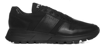prada panelled low top sneakers
