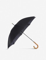 Thumbnail for your product : Fulton Women's Black Commissioner Wooden Crook Umbrella