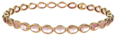 Thumbnail for your product : Emily and Ashley Gold Oval Bangle, Pink Tourmaline