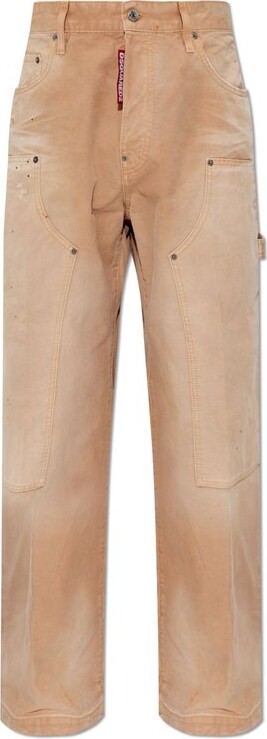 DSQUARED2 Garment Dyed Baggy Carpenter Jeans