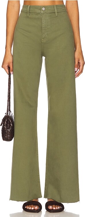 Pistola Denim Penny High Rise Crop Wide Leg