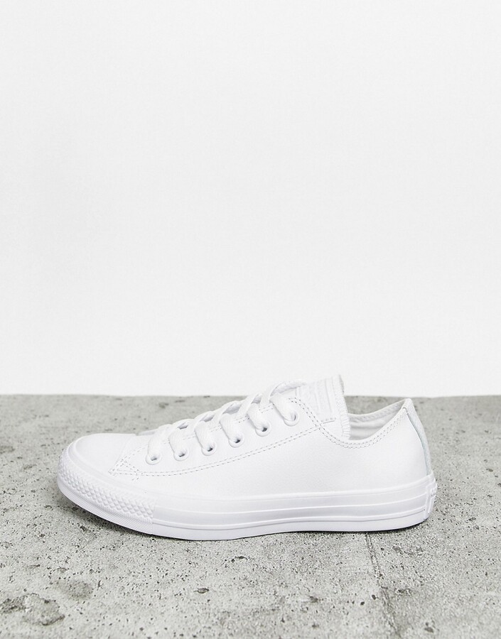 Converse Chuck Taylor All Star Leather Ox | Shop the world's ... صور حليب