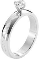 Thumbnail for your product : Steel City Stainless Steel Cubic Zirconia Ring