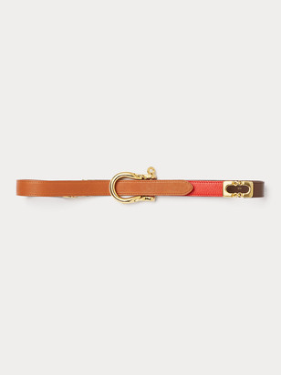 Diane von Furstenberg Chainlink Leather Wrap Belt