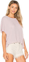 Thumbnail for your product : Enza Costa Crop Crew Tee