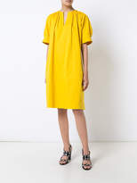 Thumbnail for your product : Derek Lam Short Sleeve Day Dress With Shoulder Pleats