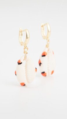 Maison Irem Shelly Orange Dot Earrings