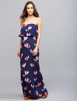 Thumbnail for your product : A Pea in the Pod Envie De Fraise Shirring Detail Maternity Maxi Dress