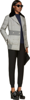 Thumbnail for your product : Moncler Gamme Bleu Gray Down Mink-Fur Collar Jacket