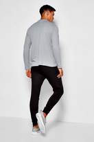 Thumbnail for your product : boohoo 2 Pack Long Sleeve Pique Polos in Slim Fit