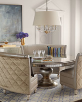 Thumbnail for your product : Old Hickory Tannery Patrice Banquette & Lisandra Round Dining Table