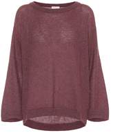 Brunello Cucinelli Mohair-blend metallic sweater