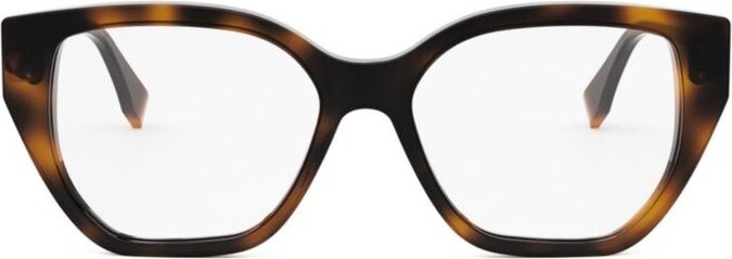 Fendi Eyewear Geometric Frame Glasses
