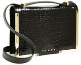 Thumbnail for your product : Ted Baker Croc Embossed Leather Crossbody Bag