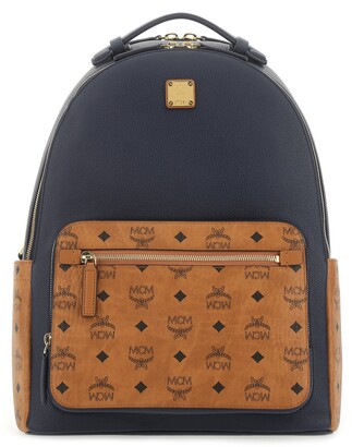 mcm backpack detachable pouch