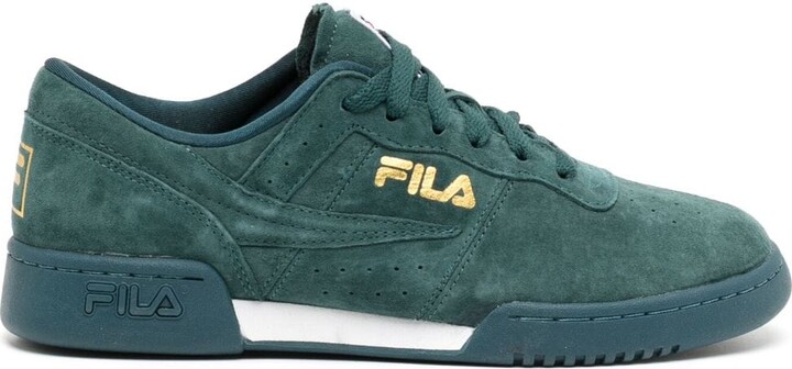 Fila Logo-Print Low-Top Sneakers - ShopStyle