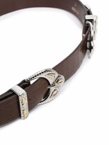 Thumbnail for your product : Maje Croc-Effect Skinny Belt