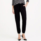 Thumbnail for your product : J.Crew Drapey wool sweatpant with contrast cuff