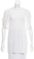 Thumbnail for your product : Yigal Azrouel Cap-Sleeve Jersey T-Shirt