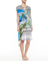 Thumbnail for your product : Clover Canyon Corfu Swirl Jersey Printed Coverup