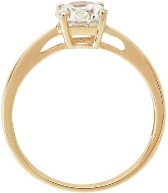 Revere 9ct Gold 1ct Look Cubic Zirconia Solitaire Ring